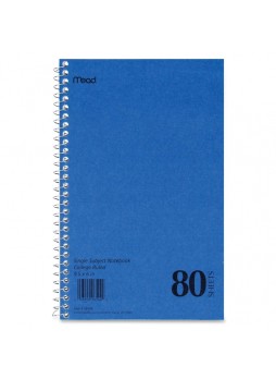 Notebook, 80 Sheets 6" x 9.50" - 1 Each White Paper- mea06544
